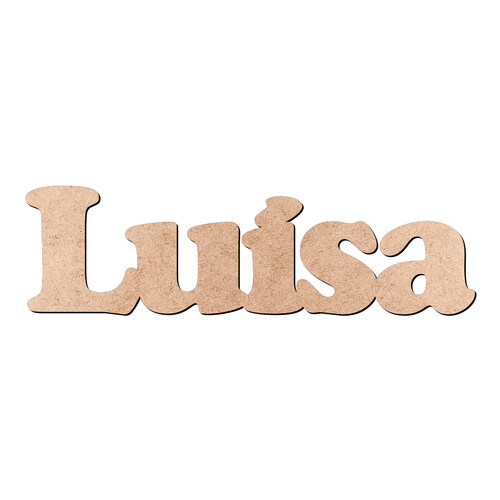 Recorte Luísa Cooper Black / MDF 3mm