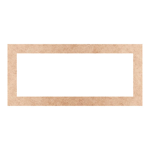 Recorte Moldura Ret 46 x 100 cm Borda 7 cm / MDF 3mm