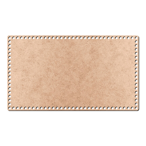 Recorte Base Ret Cesto Fio Malha 20 x 35 cm / MDF 3mm