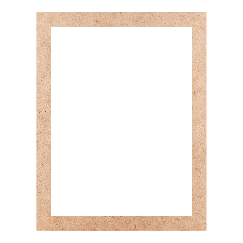 Recorte Moldura Ret 45 x 35 cm Borda 3 cm / MDF 3mm