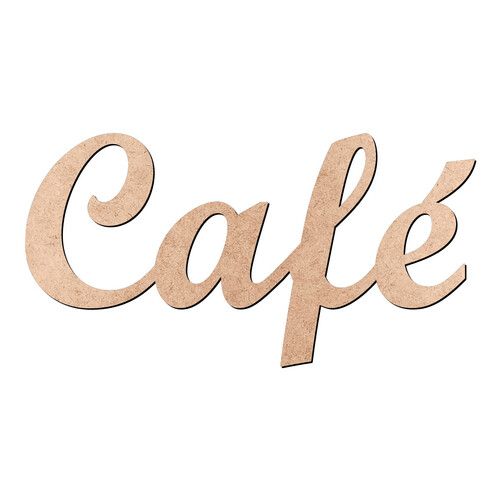 Recorte Café Script Mt Std / MDF 3mm