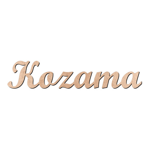 Recorte Kozama Script Mt Std / MDF 3mm