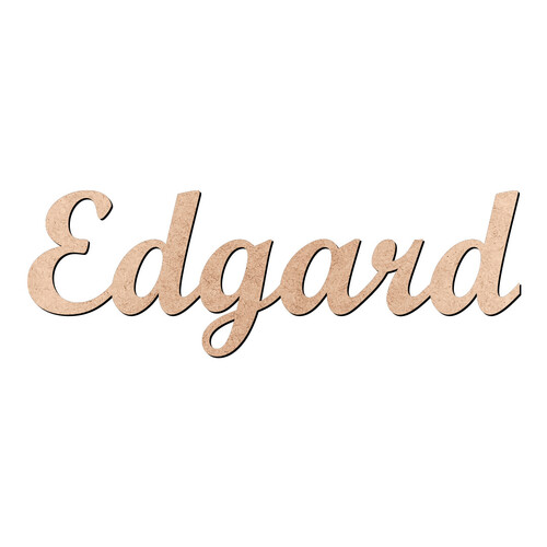 Recorte Edgard Script Mt Std / MDF 3mm