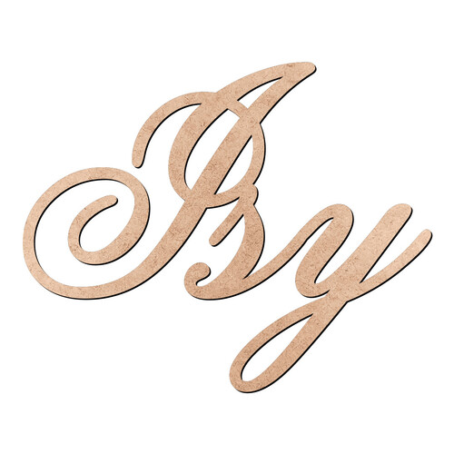 Recorte Isy Old Script / MDF 3mm