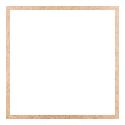 Recorte Moldura Quadrada 27 cm Borda 1 cm / MDF 3mm