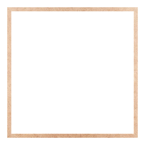 Recorte Moldura Quadrada 32 cm Borda 1 cm / MDF 3mm
