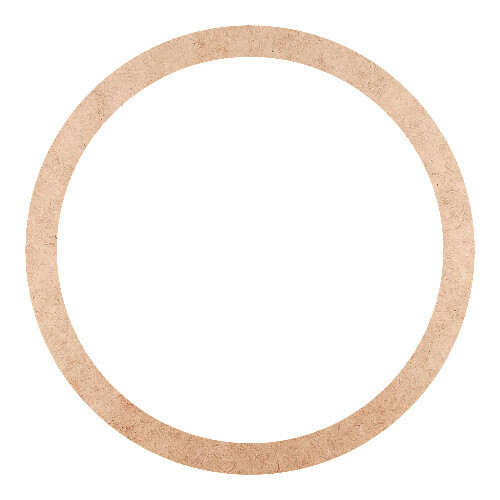 Recorte Moldura Circular 42 cm Borda 3 cm / MDF 3mm