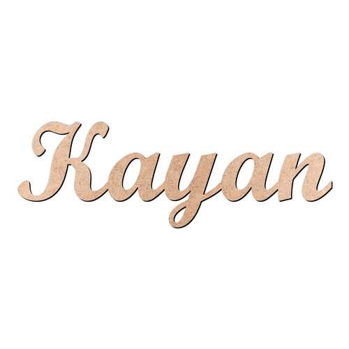 Recorte Kayan Script Mt Std / MDF 3mm
