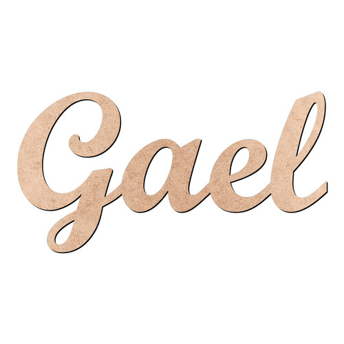 Recorte Gael Script Mt Std / MDF 3mm