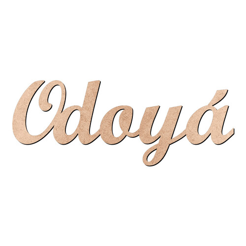 Recorte Odoyá Script Mt Std / MDF 3mm