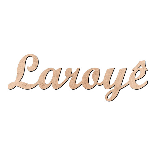 Recorte Laroyê Script Mt Std / MDF 3mm