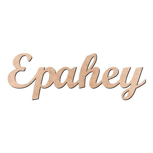 Recorte Epahey Script Mt Std / MDF 3mm