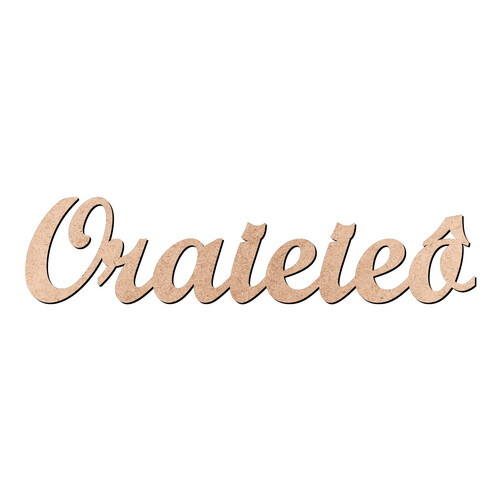 Recorte Oraieieô Script Mt Std / MDF 3mm