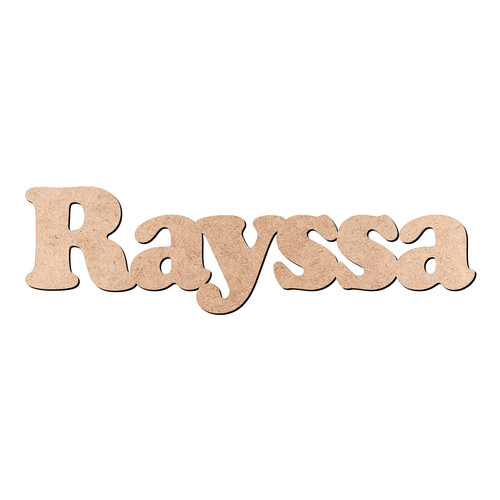 Recorte Rayssa Cooper Black / MDF 3mm