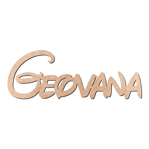 Recorte Geovana Disney / MDF 3mm