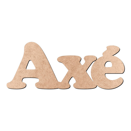 Recorte Axé Cooper Black / MDF 3mm