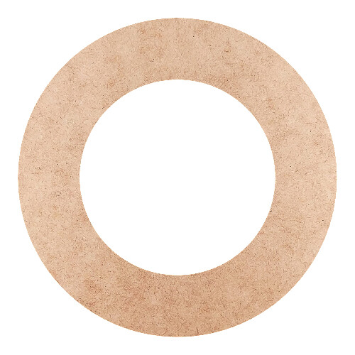 Recorte Moldura Circular 36 cm Borda 7 cm / MDF 3mm