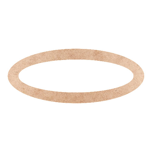 Recorte Moldura Arr 10 x 25 cm Borda 2 cm / MDF 3mm