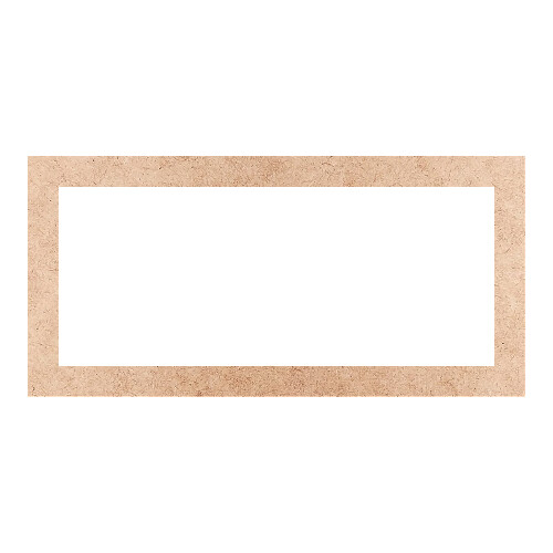 Recorte Moldura Ret 46 x 95 cm Borda 6 cm / MDF 3mm