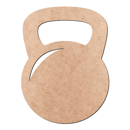 Recorte Kettlebell  / MDF 3mm