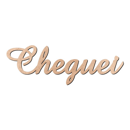 Recorte Cheguei Amaze / MDF 3mm