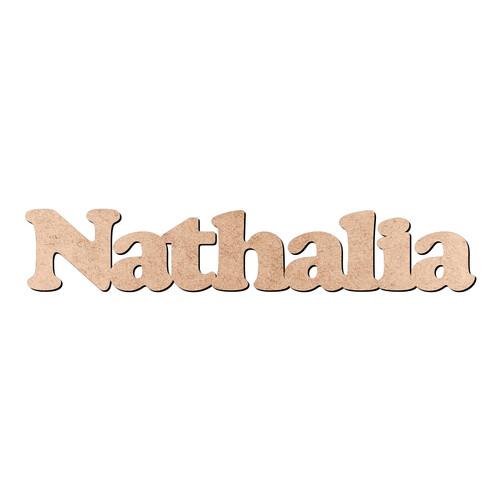 Recorte Nathalia Cooper Black / MDF 3mm