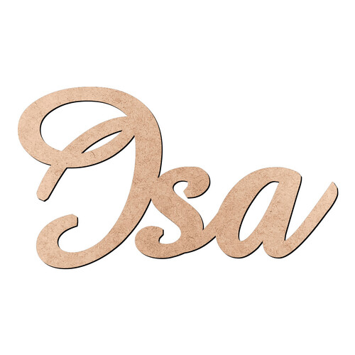 Recorte Isa Amaze / MDF 3mm
