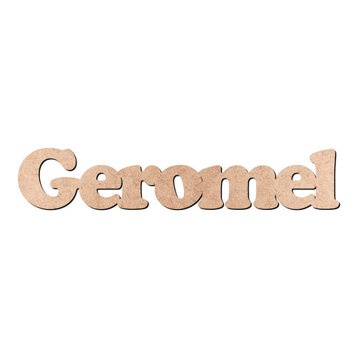 Recorte Geromel Cooper Black / MDF 3mm