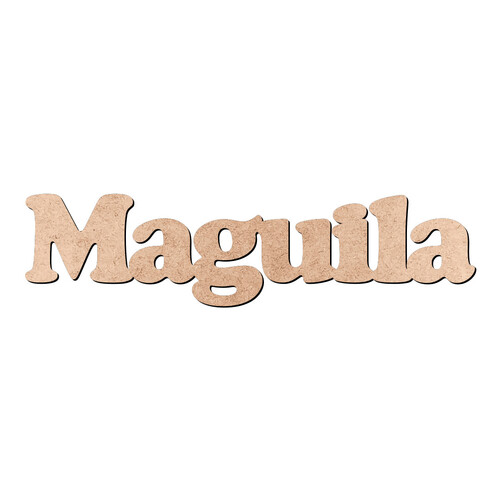 Recorte Maguila Cooper Black / MDF 3mm