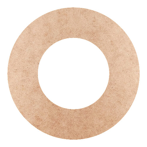 Recorte Moldura Circular 13 cm Borda 3 cm / MDF 3mm