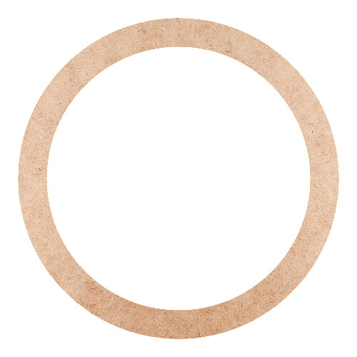 Recorte Moldura Circular 33 cm Borda 3 cm / MDF 3mm