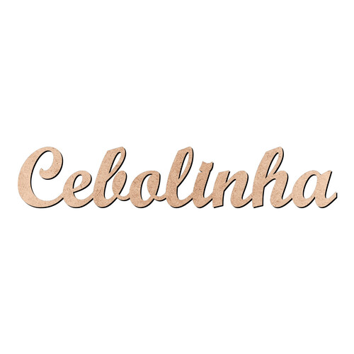 Recorte Cebolinha Script Mt Std / MDF 3mm