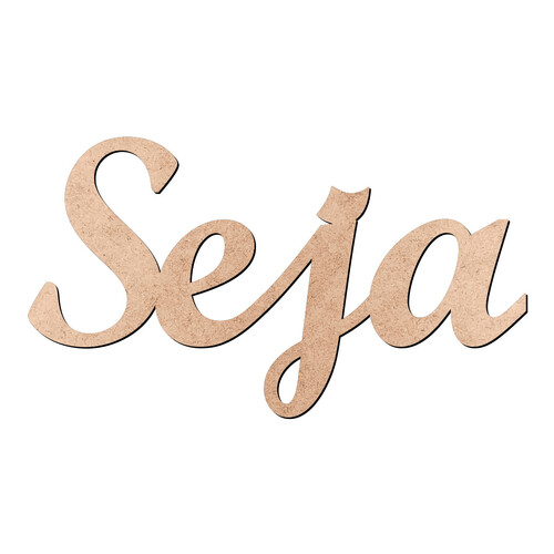 Recorte Seja Script Mt Std / MDF 3mm