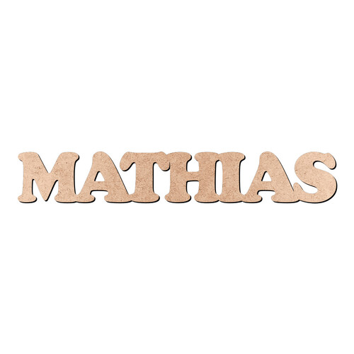 Recorte MATHIAS Cooper Black / MDF 3mm