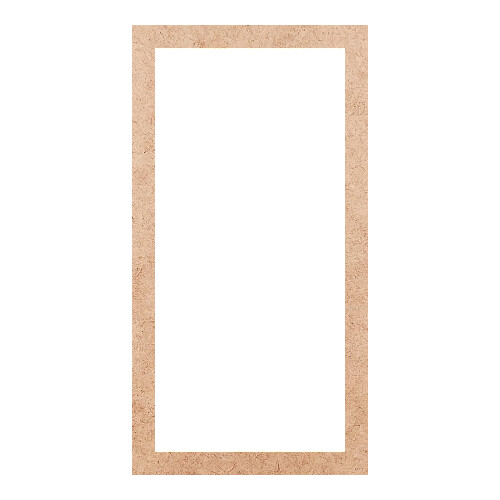 Recorte Moldura Ret 19 x 10 cm Borda 1 cm / MDF 3mm