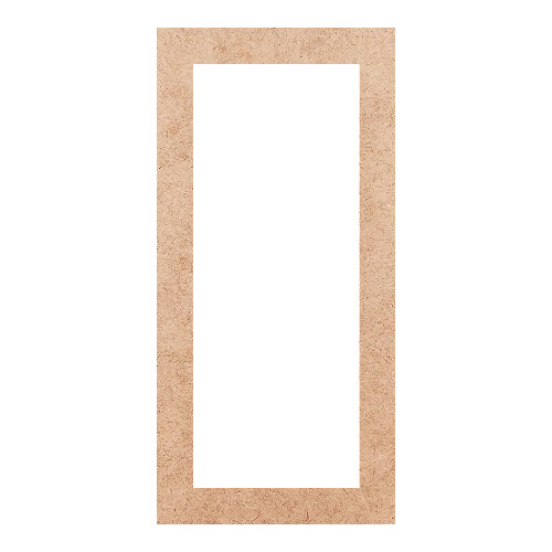 Recorte Moldura Ret 27 x 13 cm Borda 2 cm / MDF 3mm