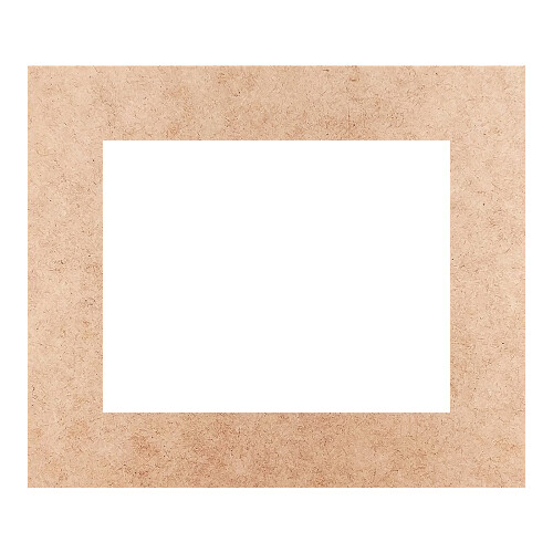 Recorte Moldura Ret 28 x 33 cm Borda 5 cm / MDF 3mm