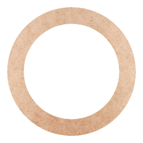 Recorte Moldura Circular 23 cm Borda 3 cm / MDF 3mm