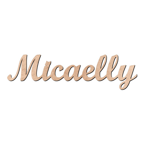 Recorte Micaelly Script Mt Std / MDF 3mm