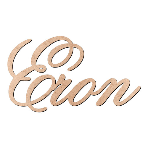 Recorte Eron Old Script / MDF 3mm