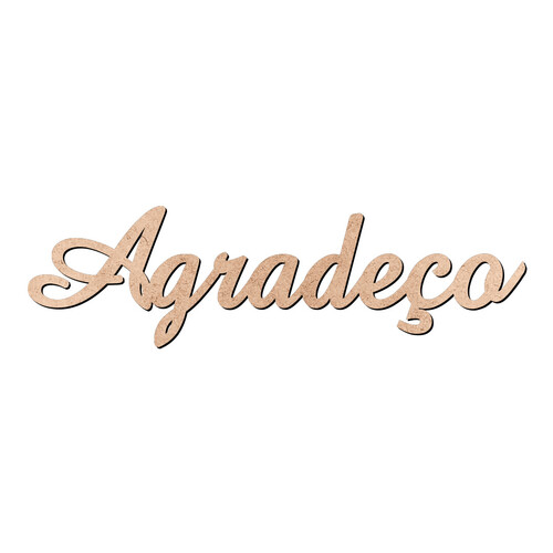 Recorte Agradeço Amaze / MDF 3mm
