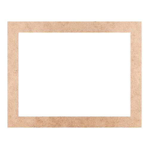 Recorte Moldura Ret 38 x 48 cm Borda 4 cm / MDF 3mm