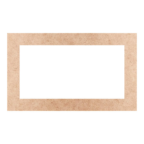 Recorte Moldura Ret 44 x 73 cm Borda 7 cm / MDF 3mm