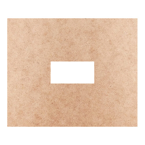 Recorte Moldura Ret 5 x 6 cm Borda 2 cm / MDF 3mm