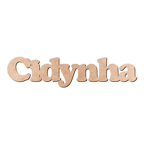 Recorte Cidynha Cooper Black / MDF 3mm