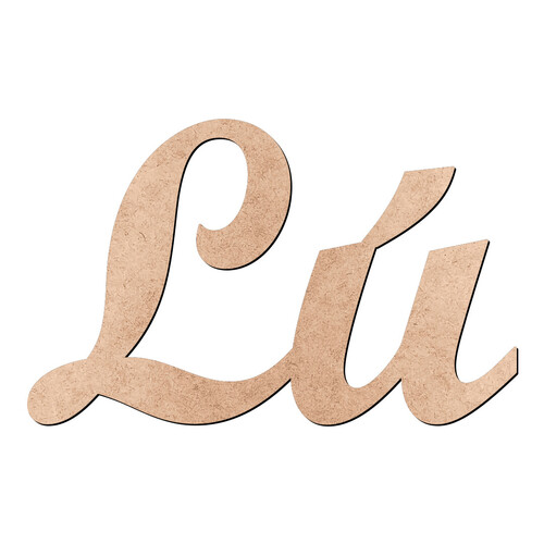 Recorte Lú Script Mt Std / MDF 3mm
