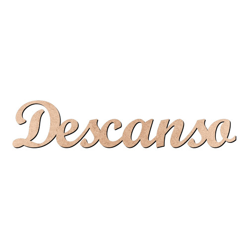 Recorte Descanso Script Mt Std / MDF 3mm