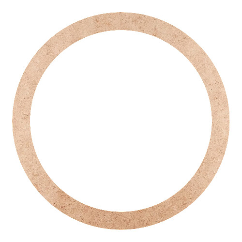 Recorte Moldura Circular 36 cm Borda 3 cm / MDF 3mm