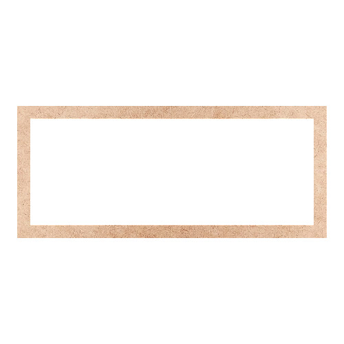 Recorte Moldura Ret 30 x 70 cm Borda 3 cm / MDF 3mm