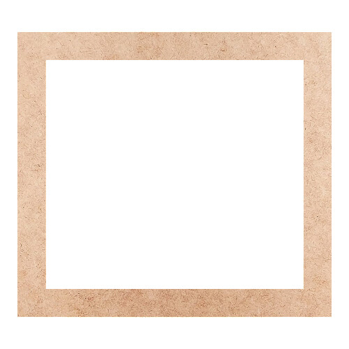 Recorte Moldura Ret 20 x 22 cm Borda 2 cm / MDF 3mm